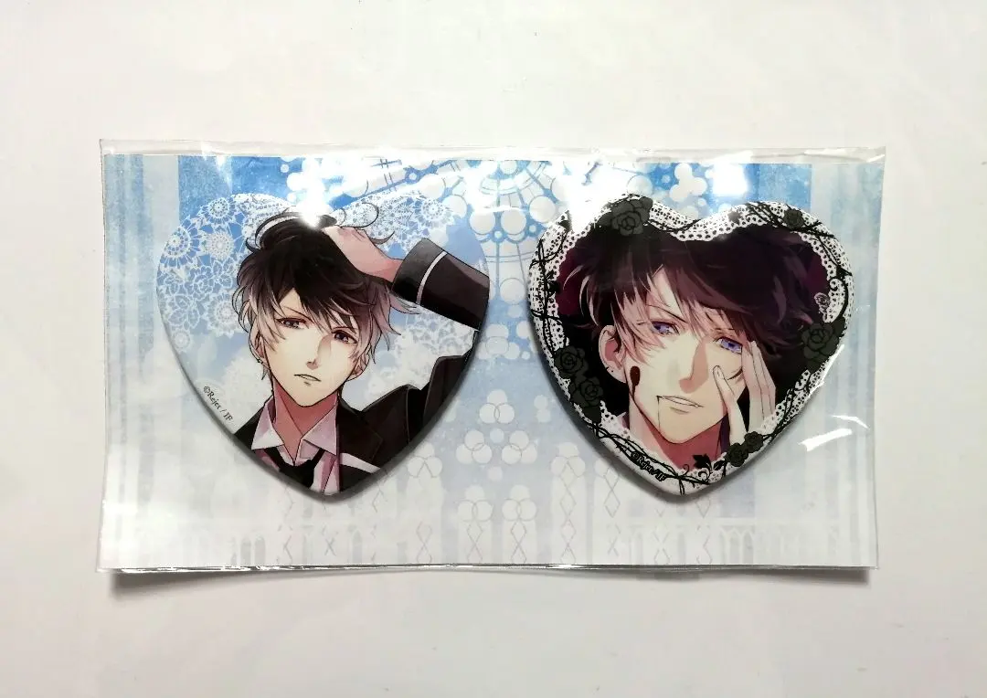 Thumbnail of DIABOLIK LOVERS Big Heart Can Badge: Ruki Mukami