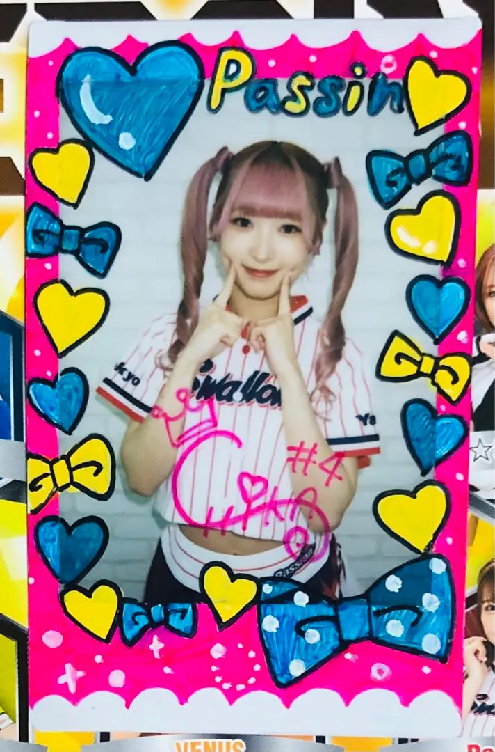 Thumbnail of CHIKA Passion Autographed Cheki (Polaroid) BBM Cheerleader 2025