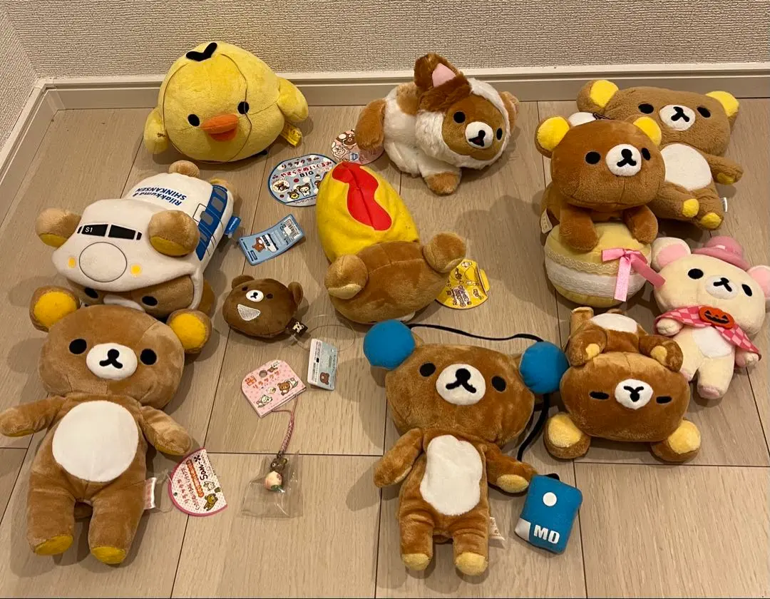 Thumbnail of Rilakkuma, Korilakkuma, Kiiroitori, Plush, Mascot, 12-piece set