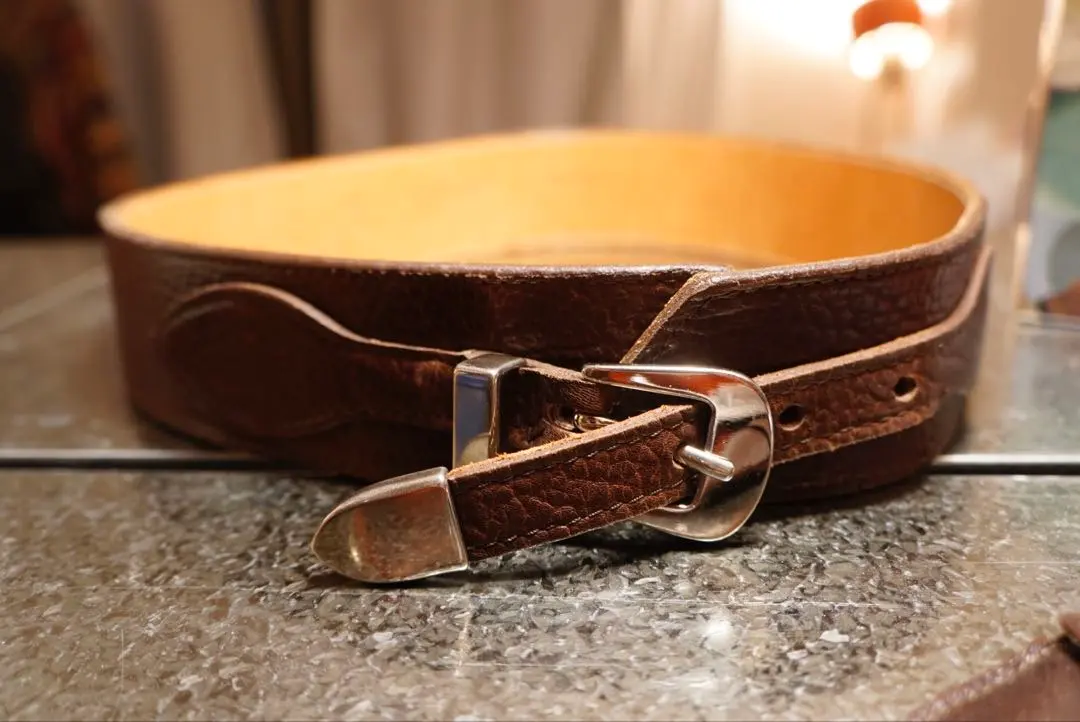 Thumbnail of Zele Atlanta, GA Brown Leather Belt MED 30"