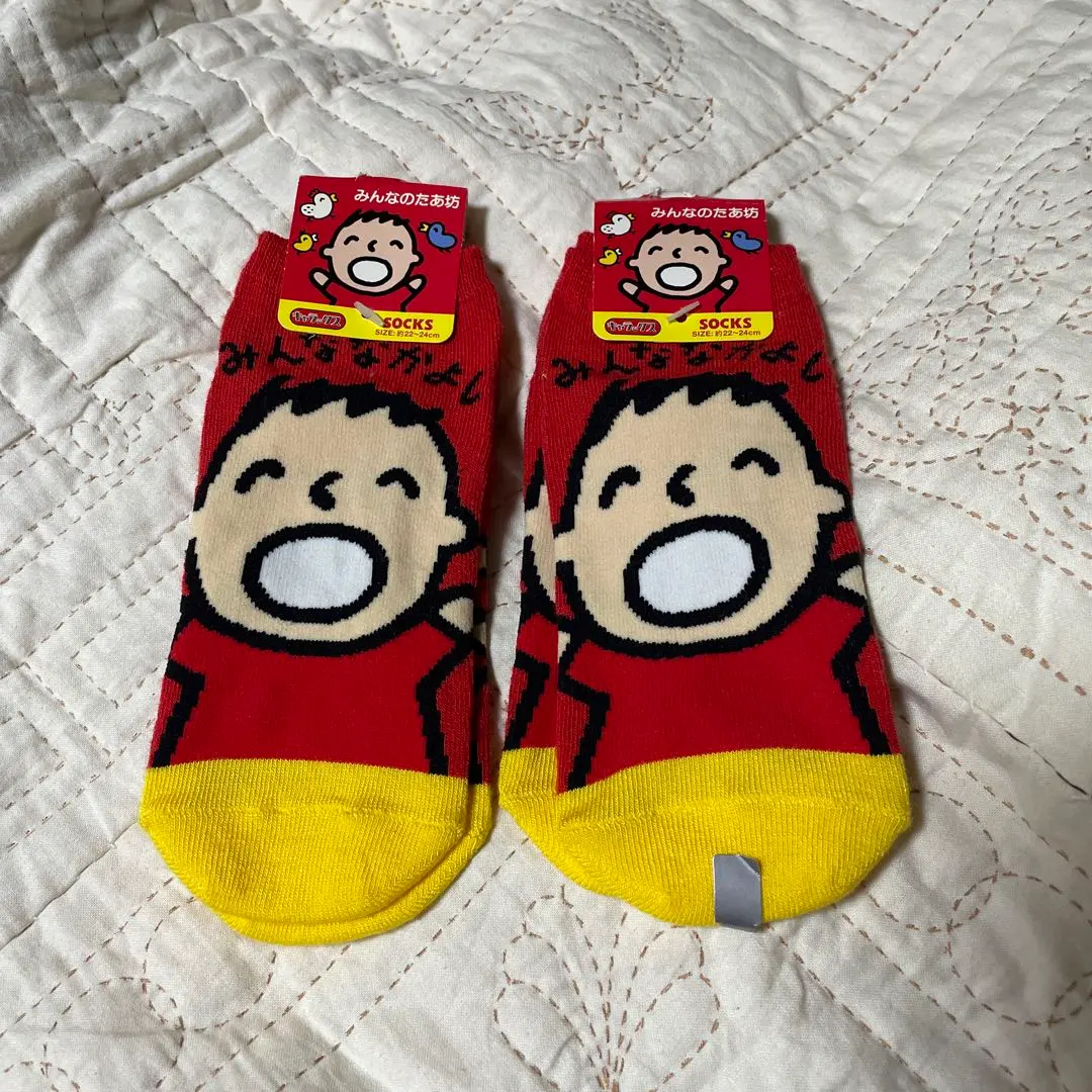 Thumbnail of Minna no Tabo (character) - 2 pairs - New - Socks