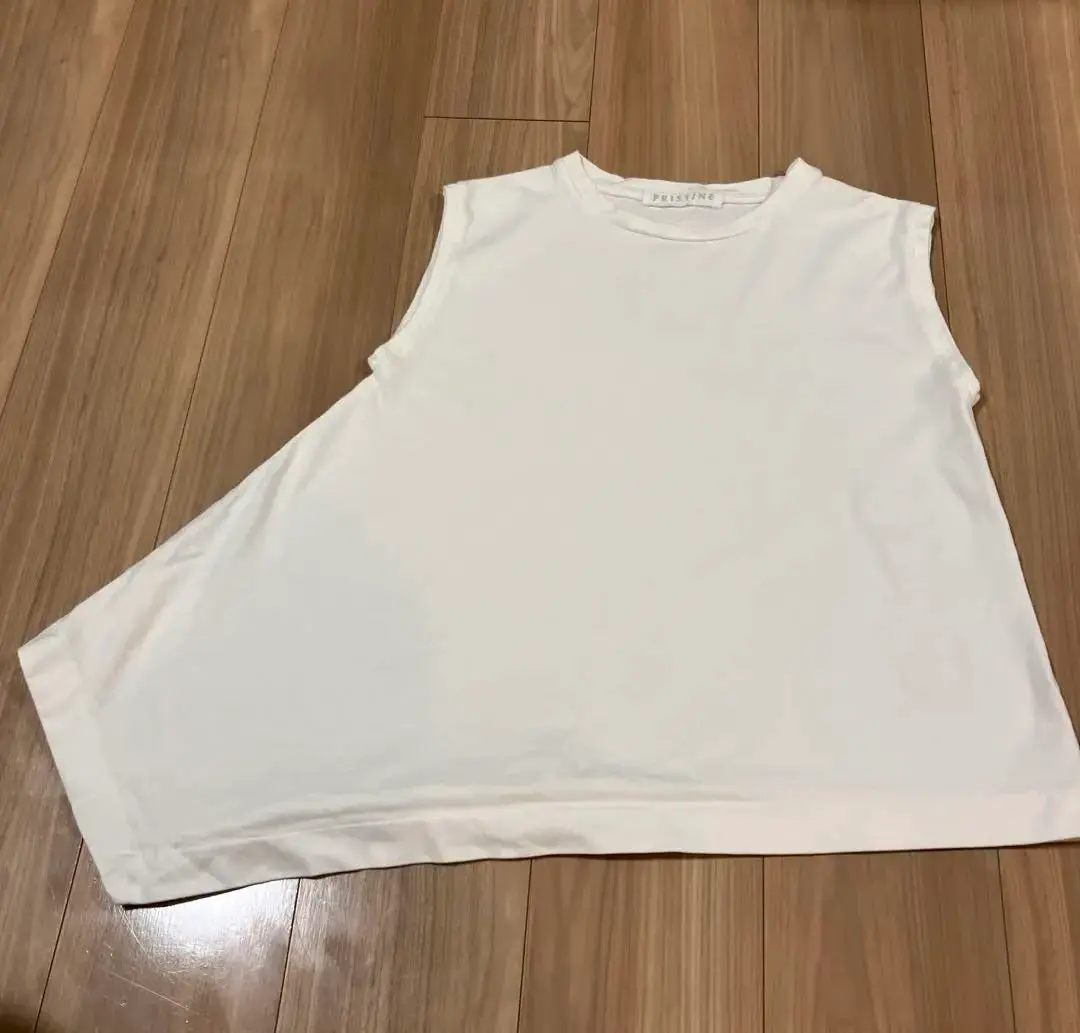 Thumbnail of PRISTINE White Sleeveless T-shirt