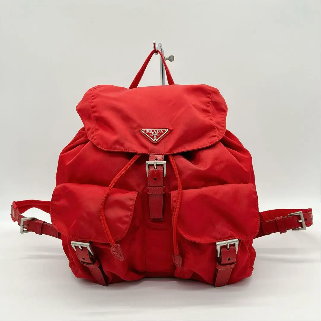 2025年最新】PRADA カラー：レッド系 リュック・バックパックの