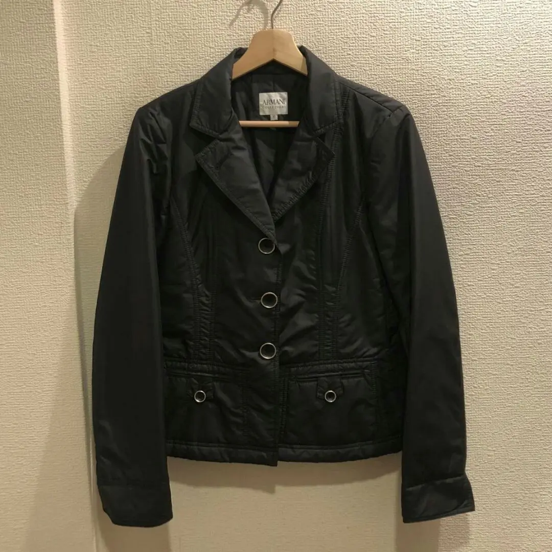 ❤️美品❤️ アルマーニコレツィオーニ　ラムレザージャケット　42　パイソン　羊革 2025年最新】ARMANI COLLEZIONI レザージャケット・ライダースの