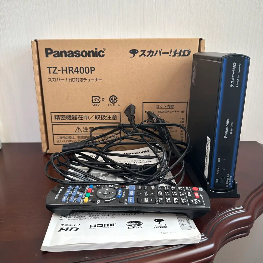 スカパー！プレミアムHDチューナー TZ-HR400P パナソニック 動作確認済 スカパー プレミアムHDチューナー TZ-HR400P パナソニック 動作