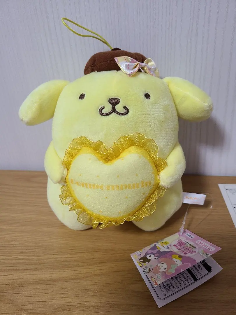 Thumbnail of Pom Pom Purin Oshigoto Diary Heart Ribbon Plushie