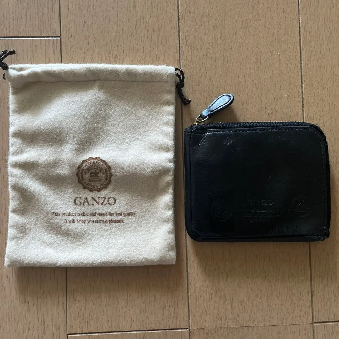 希少　GANZO ガンゾ　GUD2 キーポーチ　レザー　ブラック　黒　革　ケース 希少 GANZO ガンゾ GUD2 キーポーチ レザー ブラック 黒 革