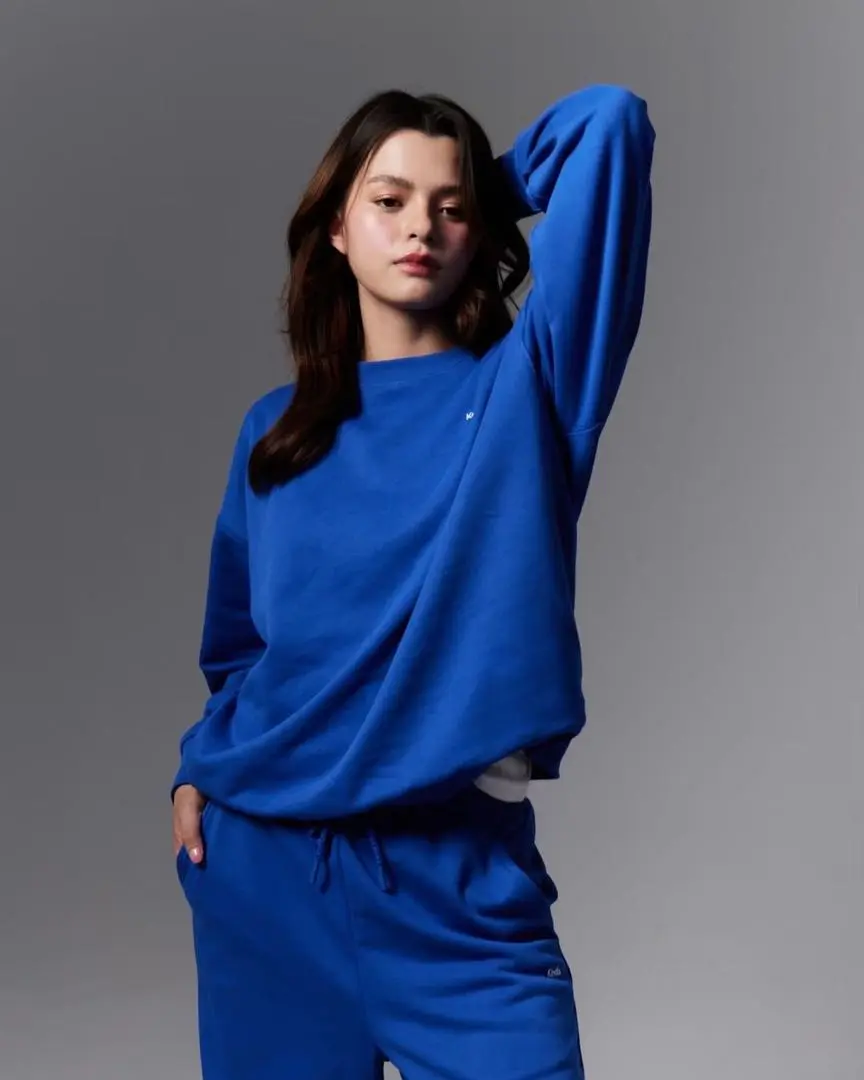 Keds 青 トレーナー・スエット Lサイズ 新品タグ付き【Becky】
