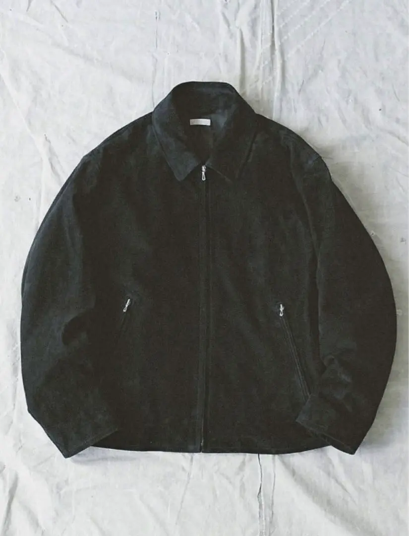 美品 LIDNM SUPER SOFT SHEEP SUEDE ZIP Sサイズ LIDNM（リドム）の「SUPER SOFT SHEEP SUEDE ZIP（ブルゾン