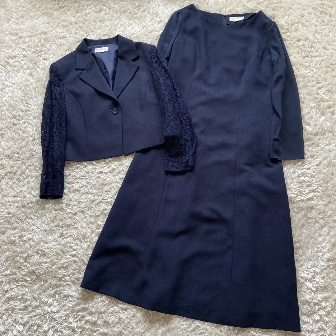 Thumbnail of Excellent condition, large size 13, Tokyo Soir ceremony suit, navy, dress