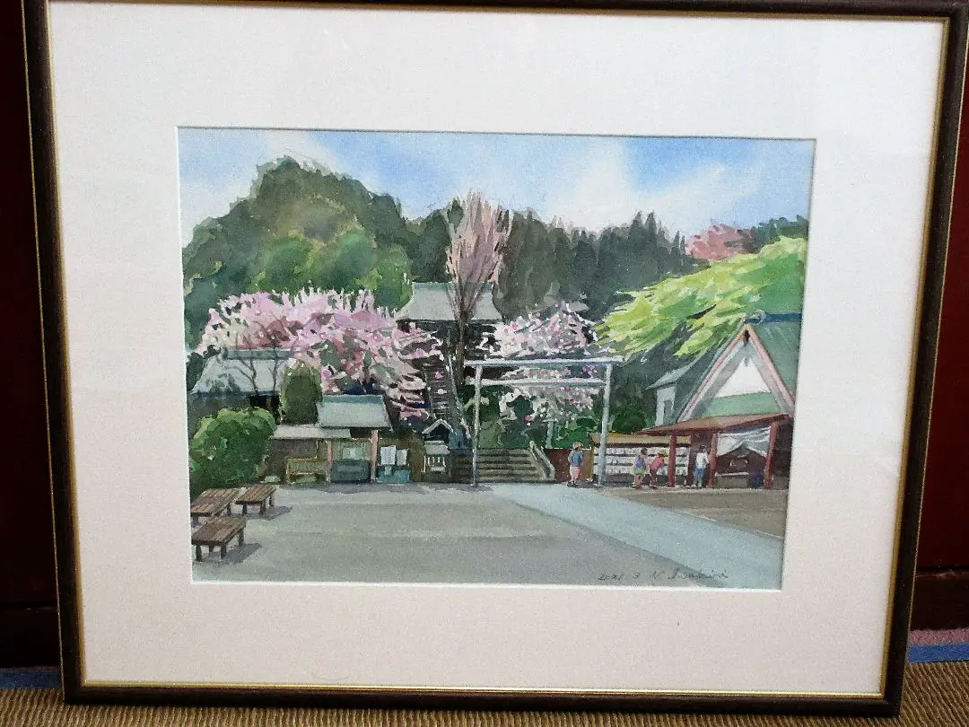 水彩画「走水神社」 2025年最新】走水神社の人気アイテム - メルカリ