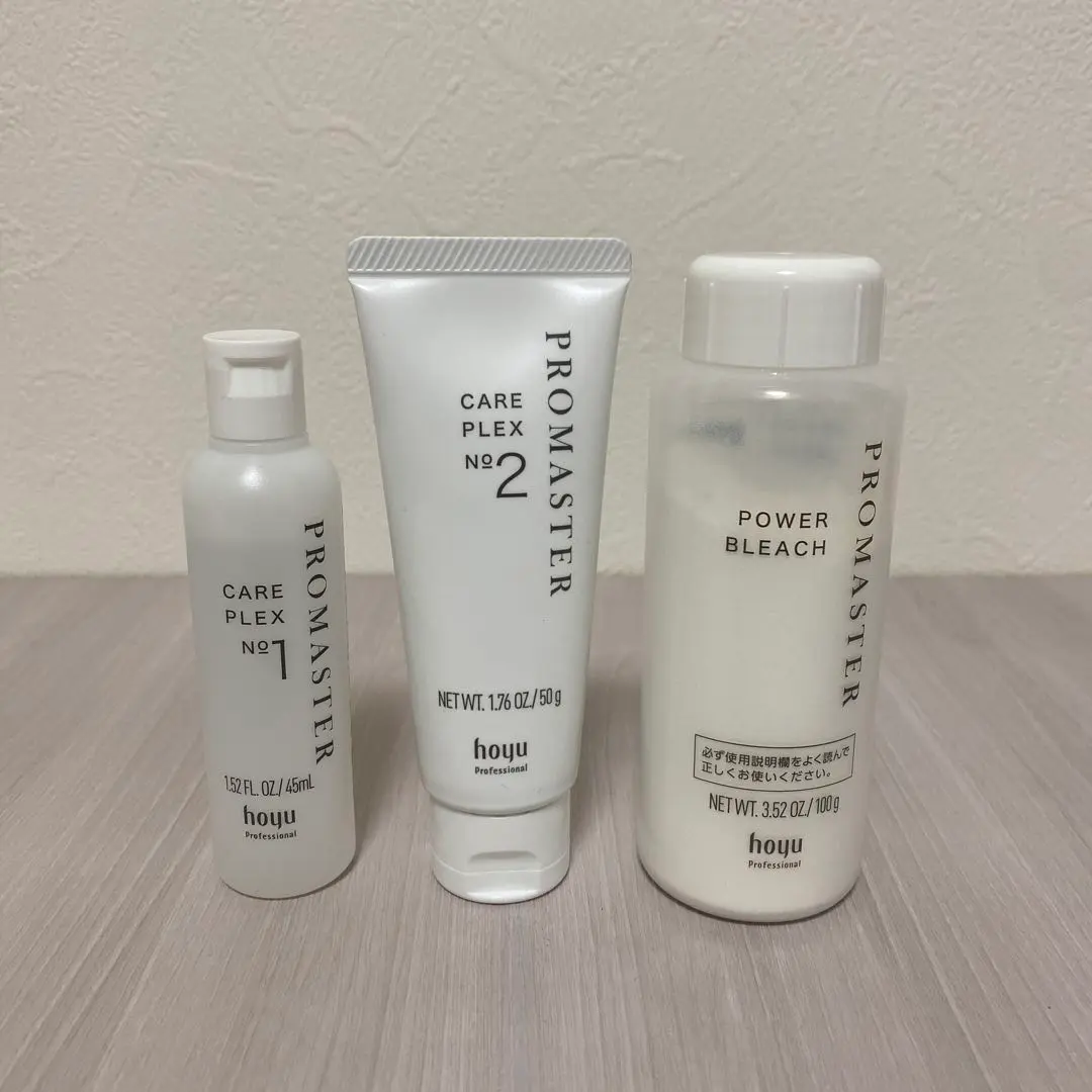 プロマスター　PMケアプレックス No.1  No.2   各1本セット POWER BLEACH（パワーブリーチ）・CARE PLEX（ケアプレックス