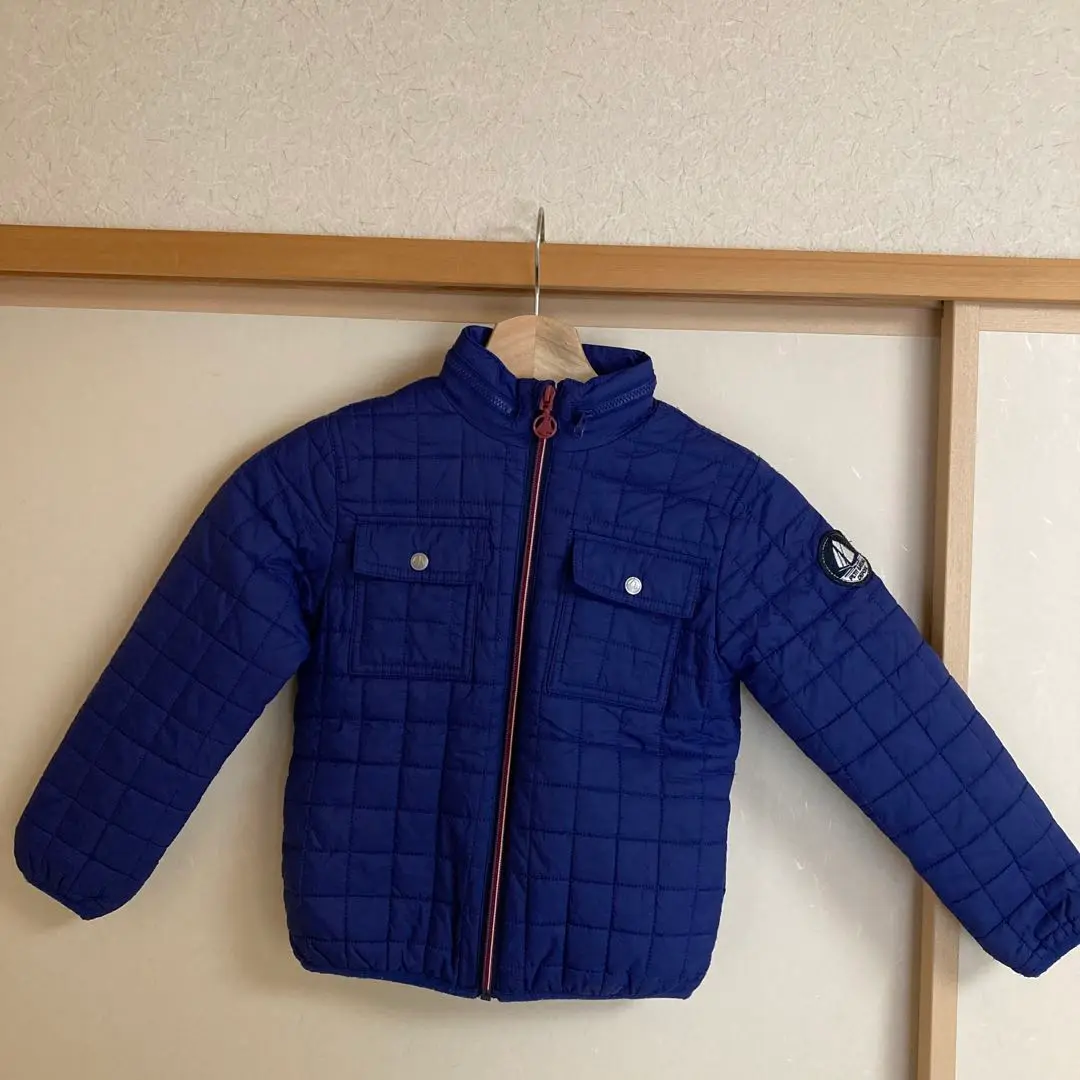プチバトー　リバーシブルキルティングジャケット未使用5ans110センチ LIDDESDALE / リデスデイル】キルティング ブルゾン