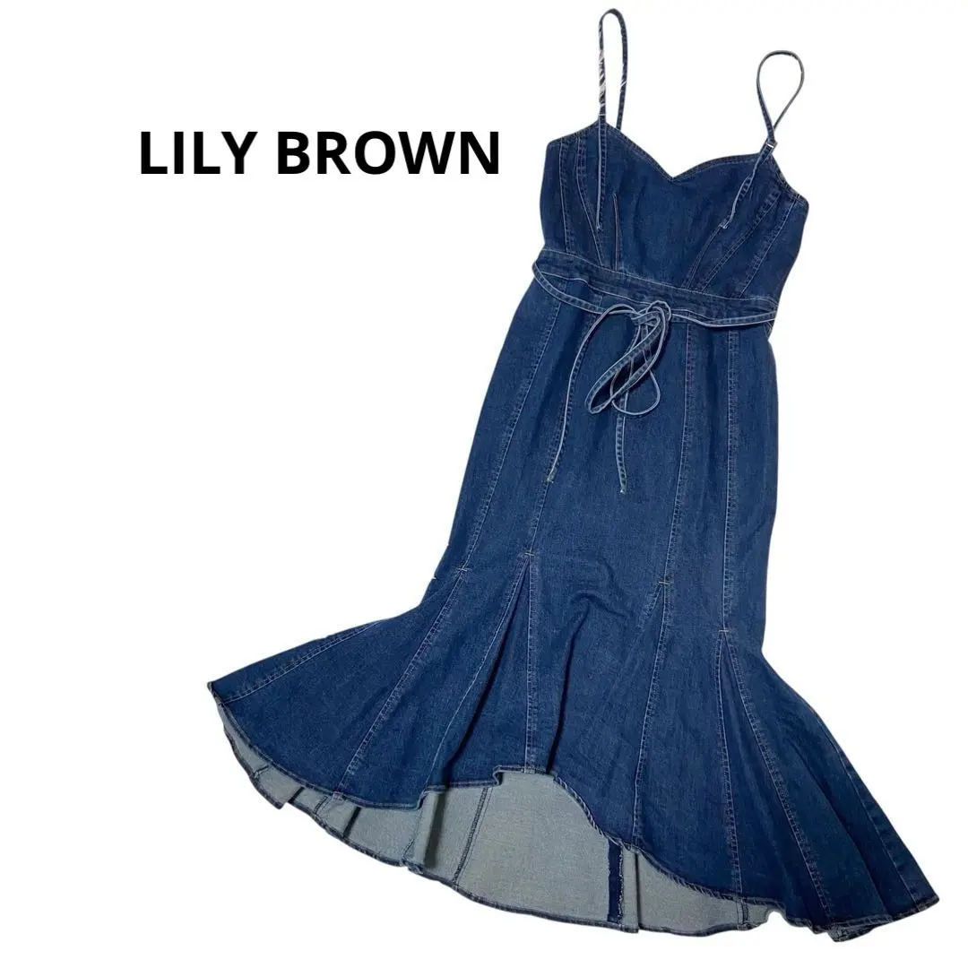 Thumbnail of LILY BROWN Denim Mermaid Cami Dress Size 0