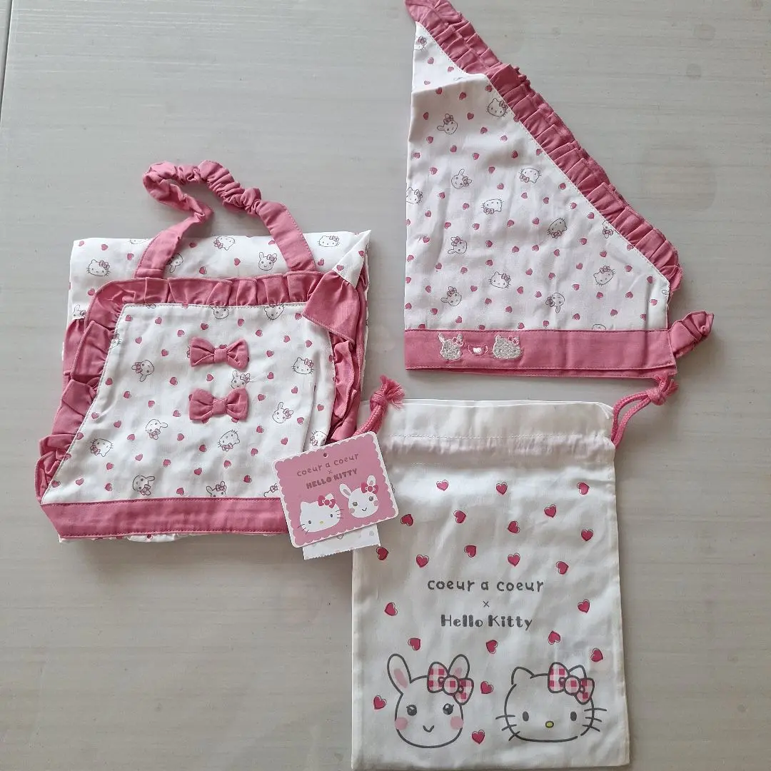 クーラクール♡サンリオエプロンワンピース♡100センチ 新品セット クーラクール】エプロン風ワンピース100cm - メルカリ
