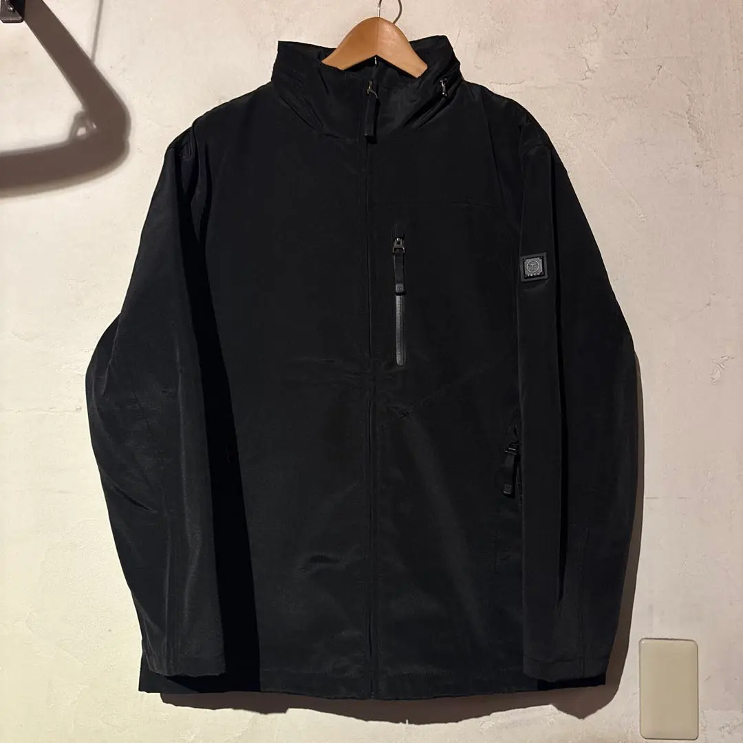 ジャケット・アウター T-Tech by TUMI black nylon teck padded Tumi Tech Men's Jacket Medium Bue T Tech High Performance