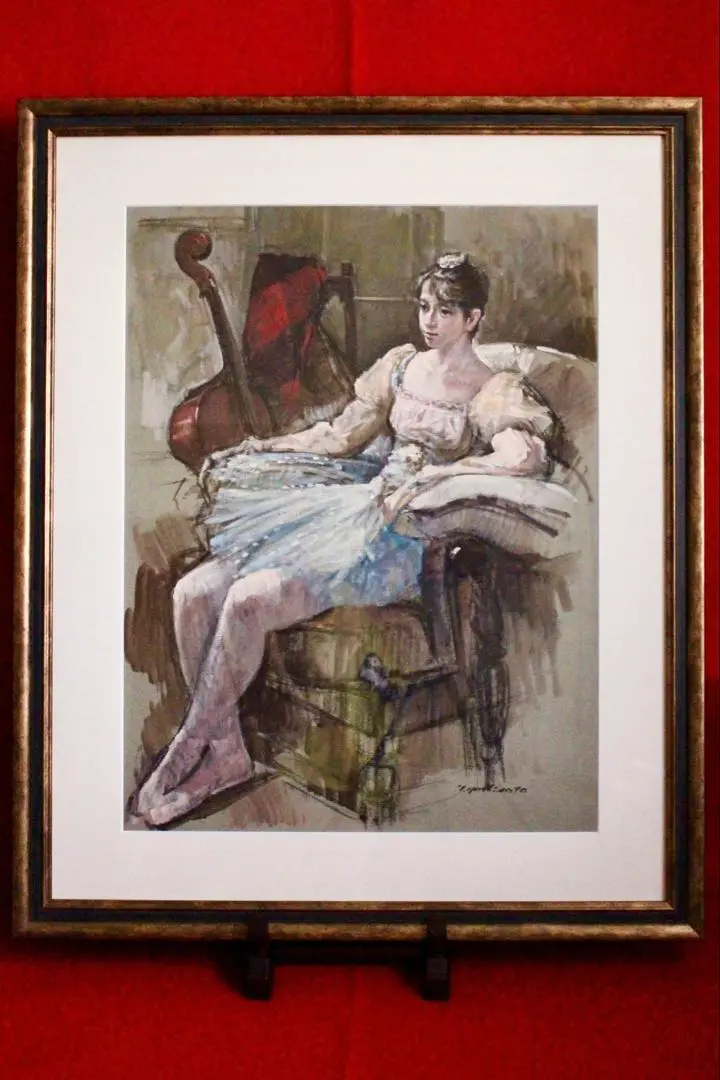 絵画　油彩画　少女　原尚子　「幼ごころ」 絵画 油彩画 少女 原尚子 「幼ごころ」 絵画