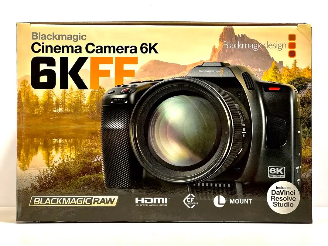 bmcc6k FF(未開封,davinci付属) 2025年最新】BLACKMAGIC cinema camera 6k ffの人気アイテム
