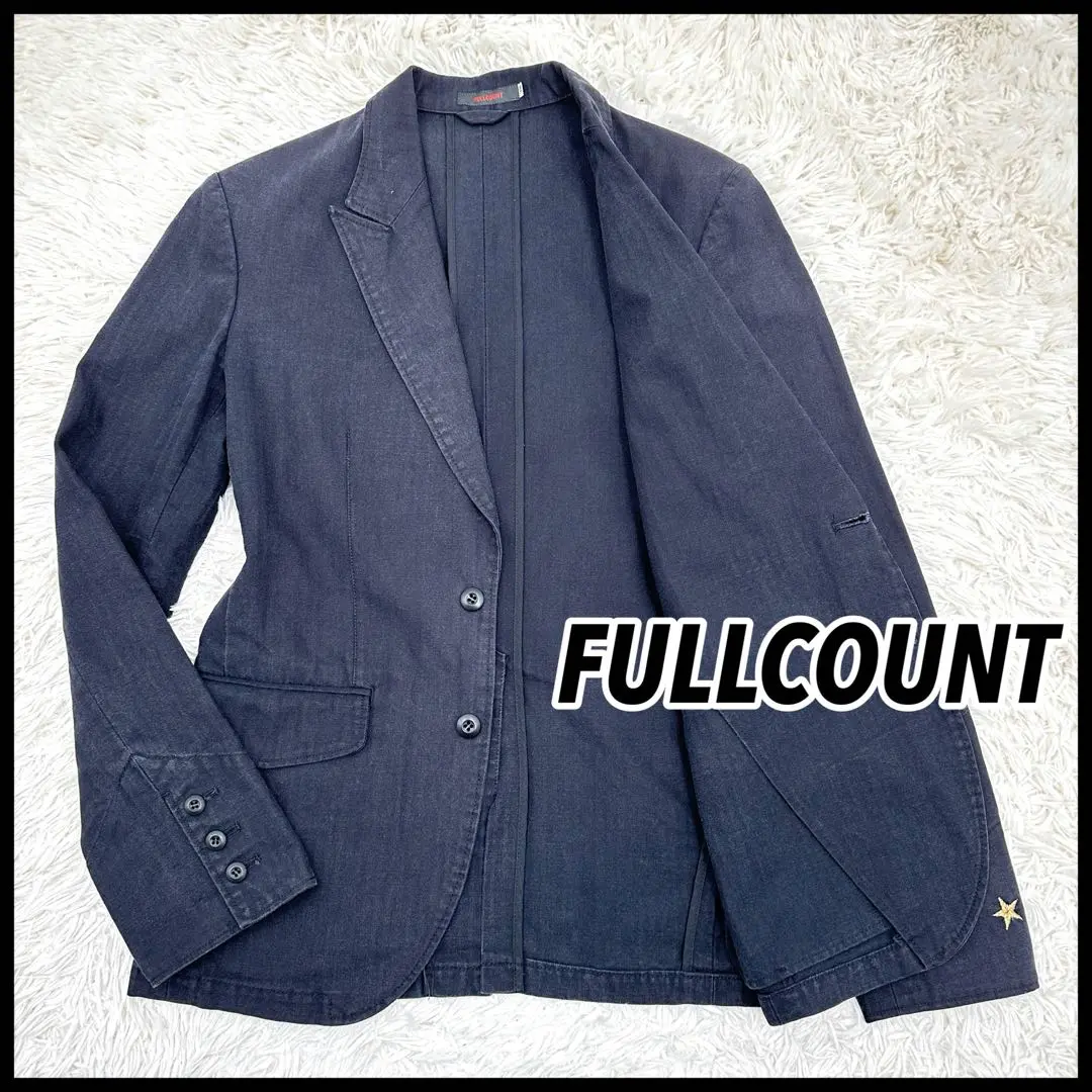 【激レア】FULLCOUNT フルカウント スター刺繍デニムテーラードジャケット 2025年最新】フルカウント メンズ テーラードジャケットの人気
