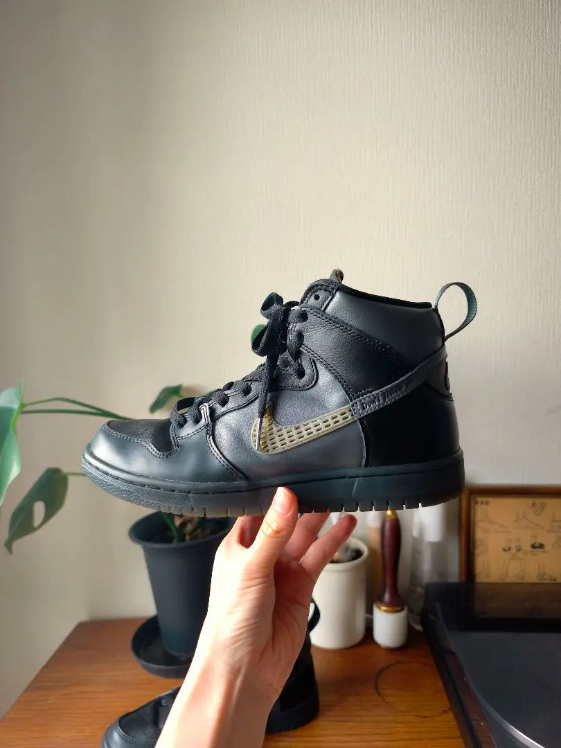 靴 FPAR x NIKE SB DUNK HIGH PRO PRM QS Nike SB Dunk High Pro PRM FPAR Black Grey BV1052-001 Men's