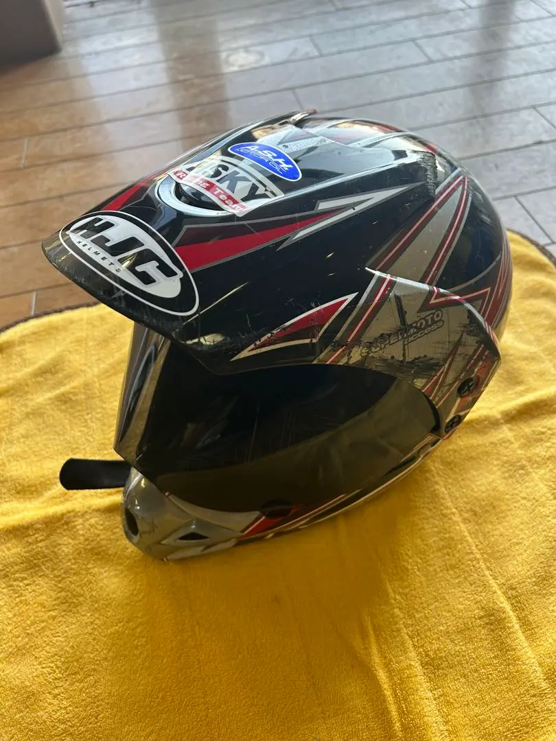 R.氏 HJCオフロードヘルメット　ユース L（53-54） HJC バイク用 ヘルメット オフロード モトクロス アドベンチャー