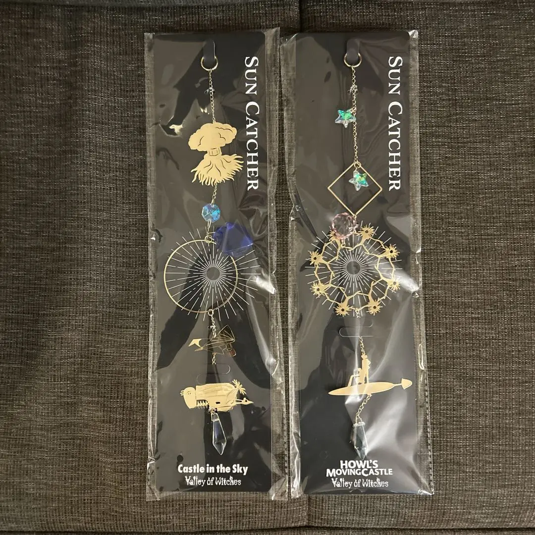 ジブリパーク　サンキャッチャー　天空の城ラピュタ　ハウルの動く城　2点セット ジブリ - ジブリパーク サンキャッチャー ハウルの動く城 天空の