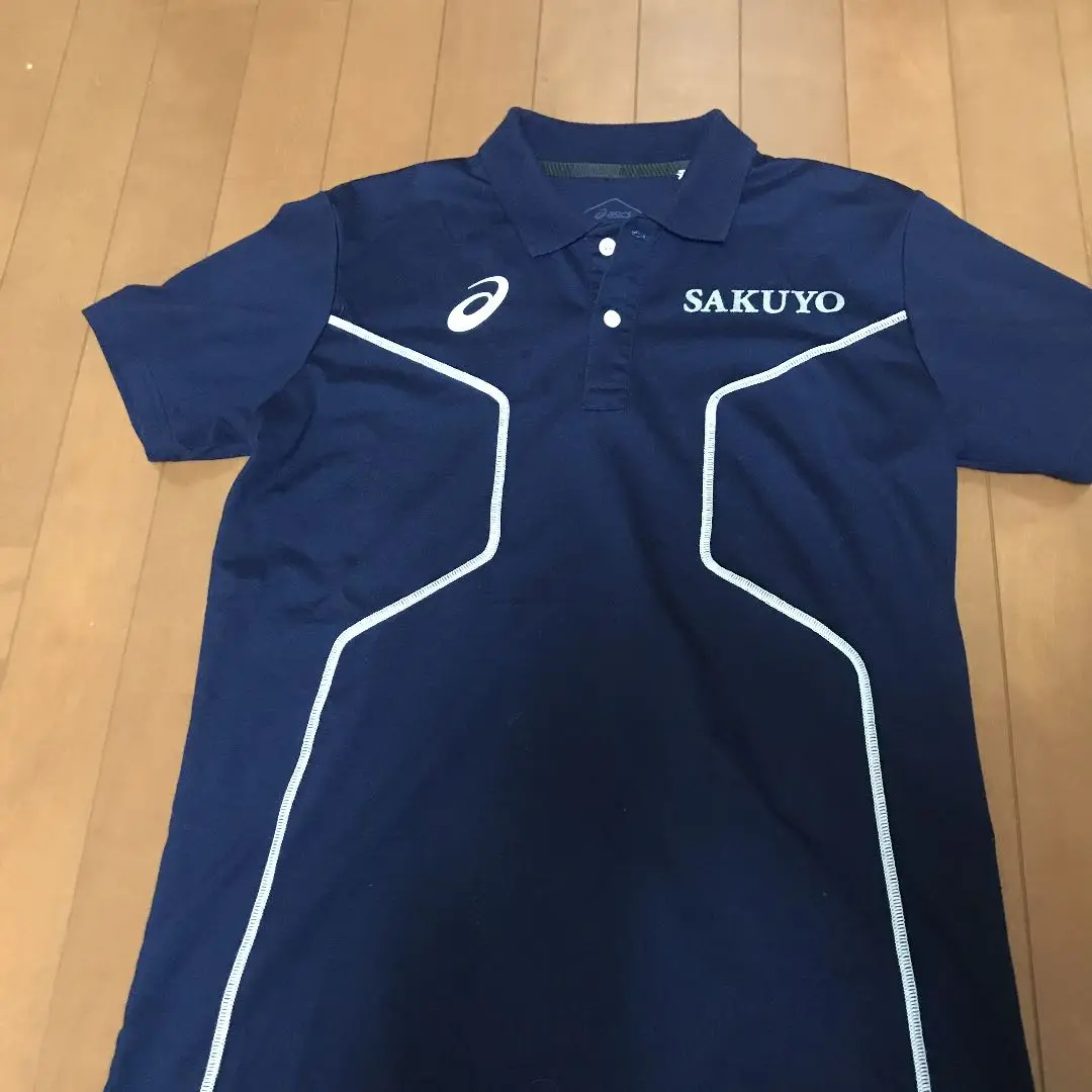 作陽学園高校　サッカー部ジャージ3点セット　非売品 作陽高校 サッカー部 トレーニングシャツ asics 2003年 L〜XL