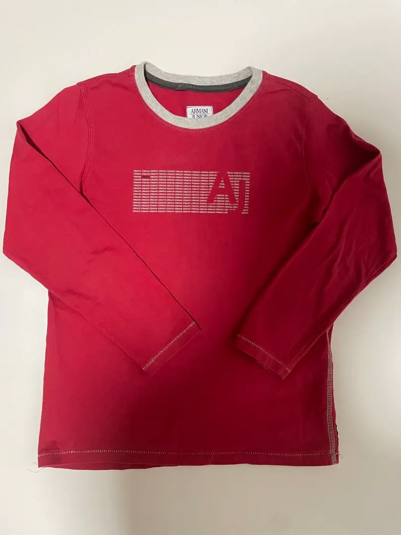 ARMANI JUNIOR アルマーニジュニア 長袖ロゴTシャツ 2025年最新】ARMANI JUNIOR 袖丈：長袖 子供用Tシャツの人気