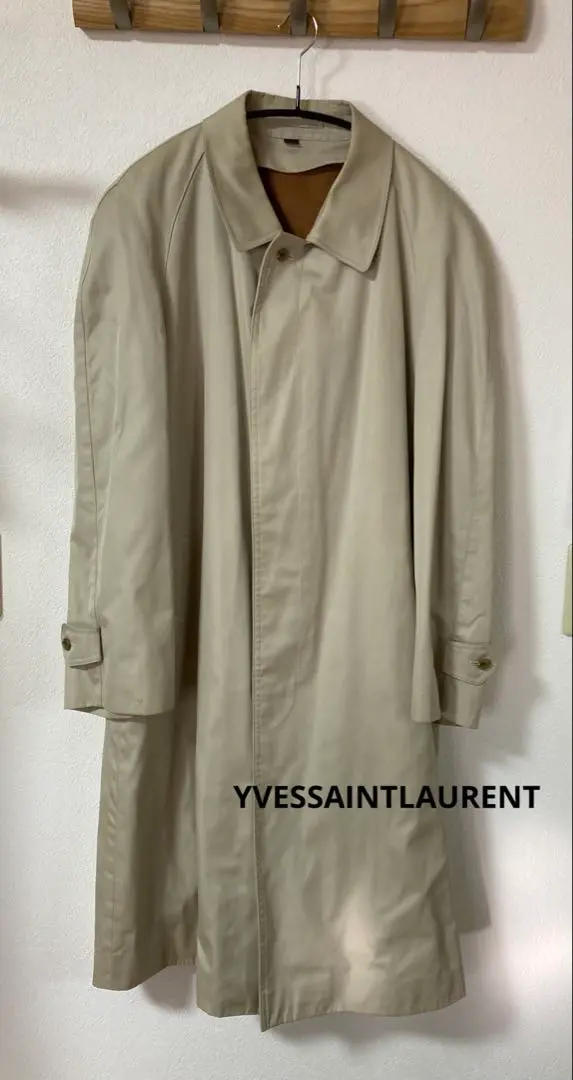 2025年最新】Yves Saint Laurent メンズ ステンカラーコートの