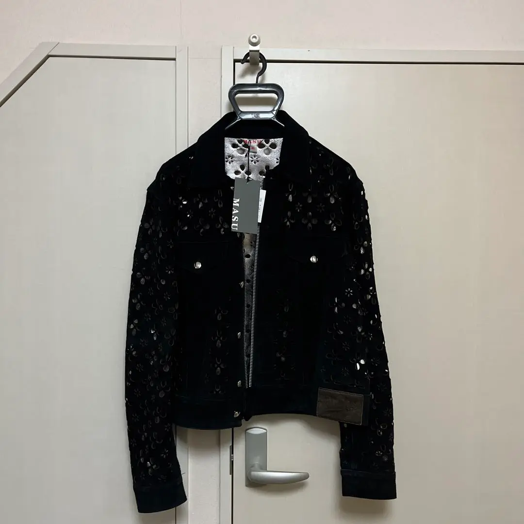 訳あり‼️ MASU 22AW FLOWER-CUT LEATHER JACKET 2022AW】 MASU (マス/エムエーエスユー) 
