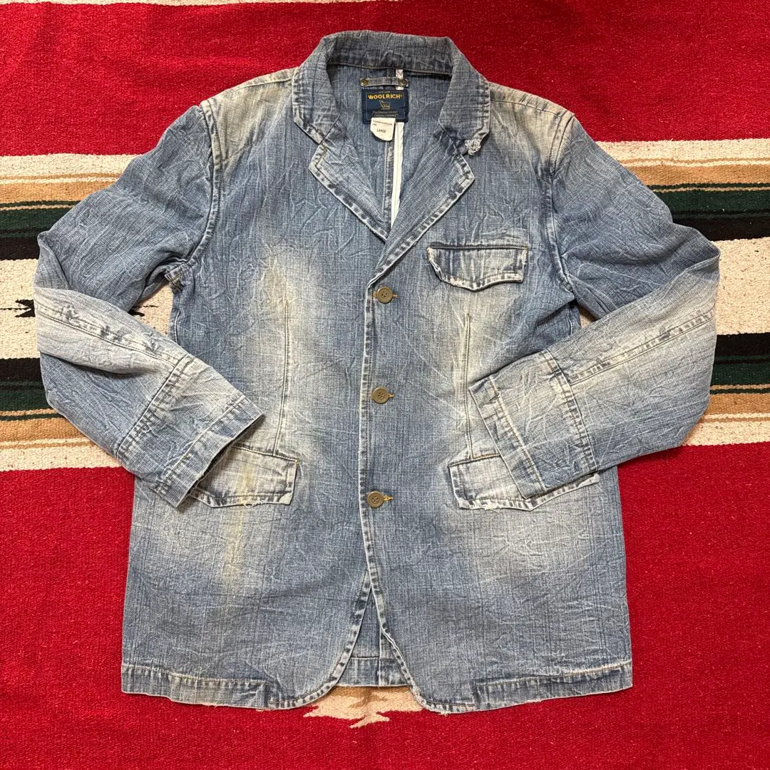 最終降價 90年代 Woolrich L 碼 工作外套 牛仔藍 的縮圖