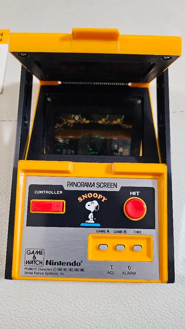 スヌーピー パノラマスクリーン SNOOPY 箱説有 ゲームウォッチ