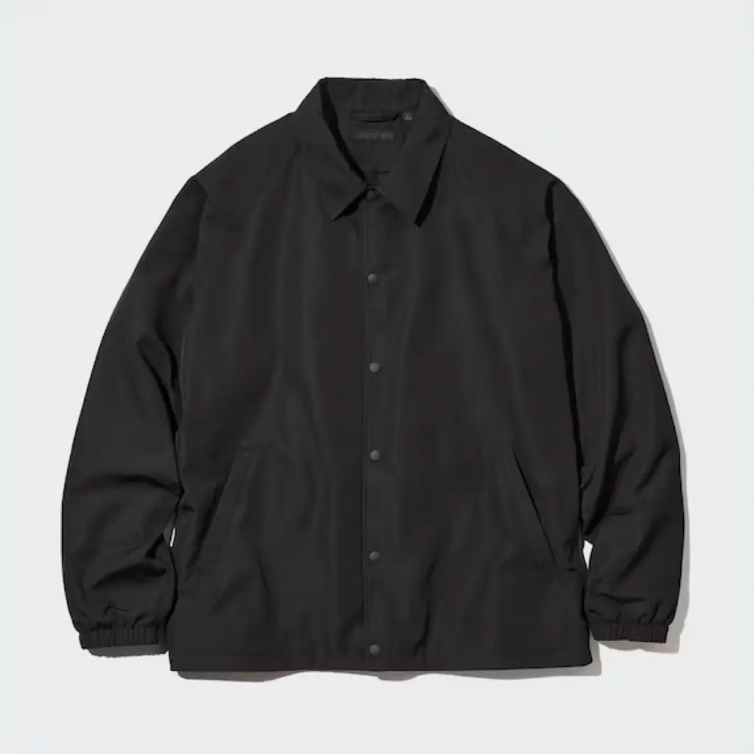Thumbnail of Uniqlo Coach Jacket, Black, Size L, Black