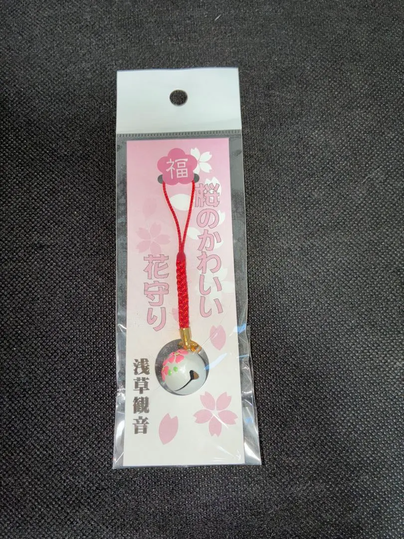 【全新未使用】櫻花圖案鈴鐺吊飾 的縮圖