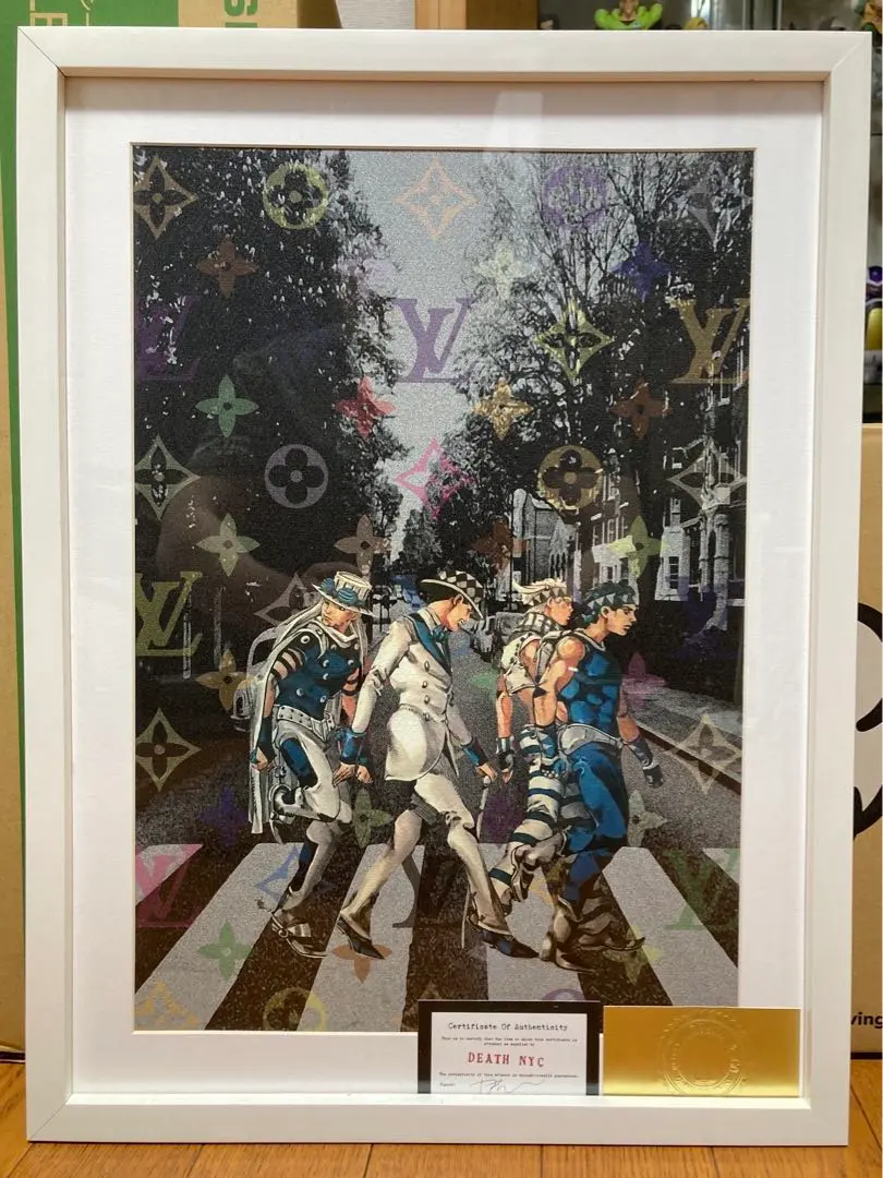 ⭐️death nyc 世界限定100枚⭐️ジョジョの奇妙な冒険 DEATH NYC 世界限定100枚 アートポスター JOJO LOUISVUITTON
