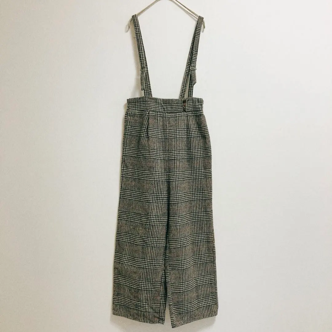 Thumbnail of Salopette pants, M, Check pattern, Autumn/Winter