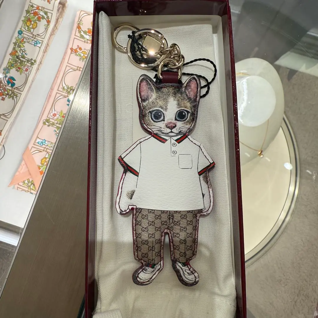 日本限定 GUCCI グッチ ヒグチユウコ チャーム キーホルダー•キーリング 日本限定 GUCCI グッチ ヒグチユウコ チャーム キーホルダー