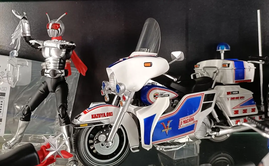 SHフィギュアーツ　仮面ライダースーパー1 V ーマシンセット レビュー】S.H.Figuarts 仮面ライダースーパー1＆Vマシーン