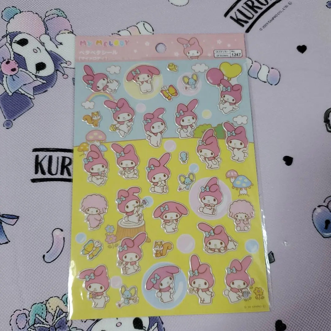 Thumbnail of My Melody Puffy Stickers
