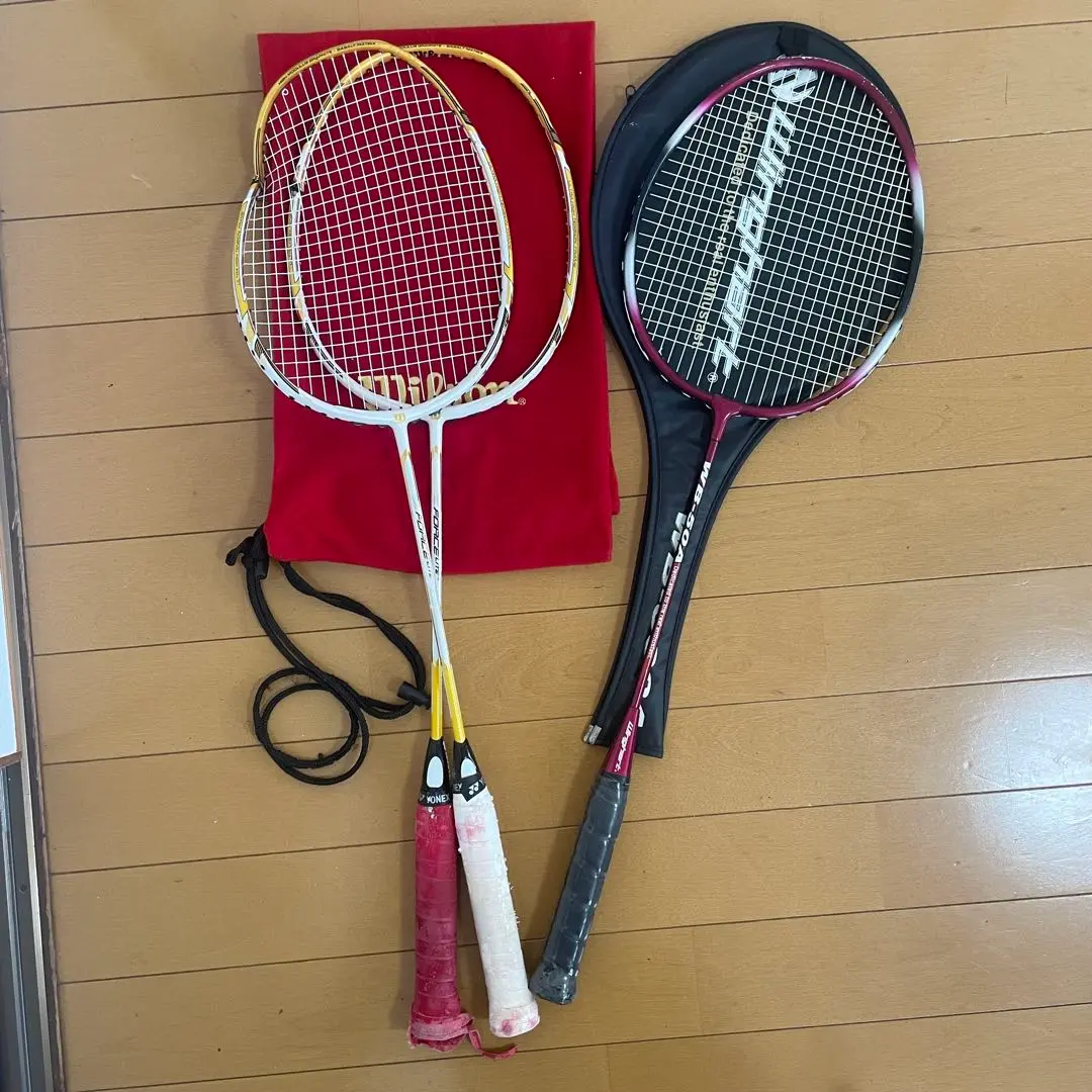 バドミントンラケット 3本セット Winghart Wilson 2025年最新】バドミントン WINGHARTの人気アイテム - メルカリ