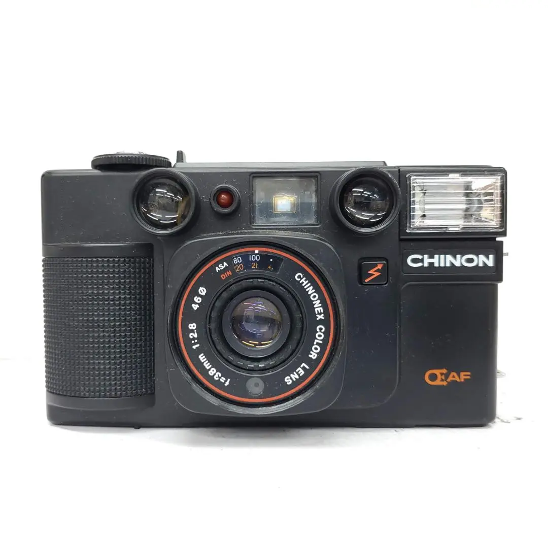【動作確認済み】CHINON 35F-M フィルムカメラ CHINON 35F-MA /INFRAFOCUS試写結果 高知市 リサイクルショップ