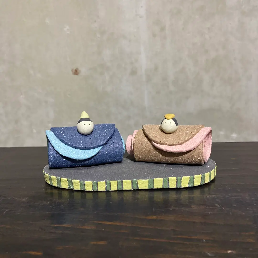 「リーママ様 おまとめ専用」陶器製 雛人形 (笠間焼) 美品！ リーママ様 おまとめ専用」陶器製 雛人形 (笠間焼) 美品！