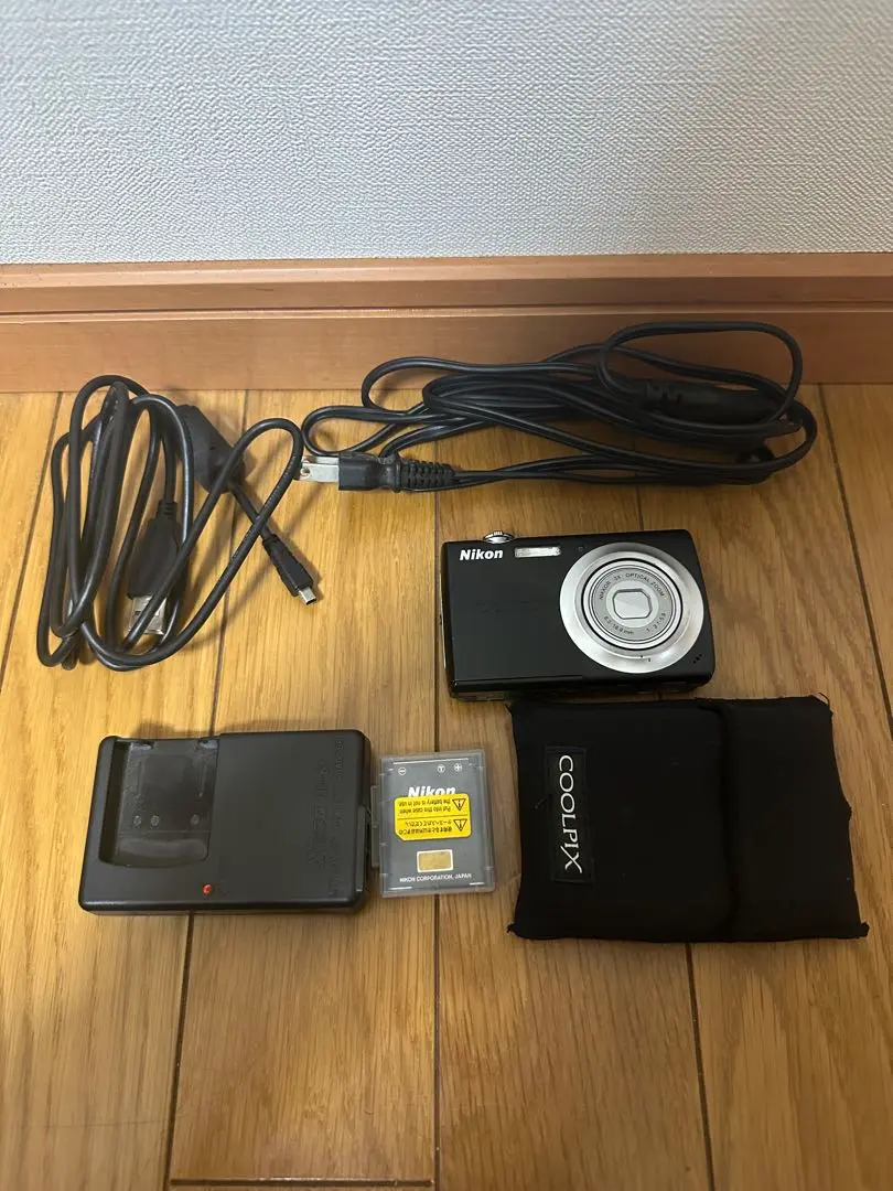 箱付 充電器 Nikon Coolpix S203 ブラック コンデジ 動作品 ニコン Nikon COOLPIX S203 ブラック コンデジ 箱あり - メルカリ