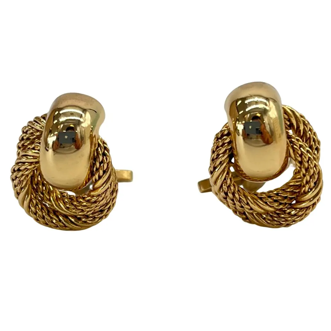 Thumbnail of Gold rope design cufflinks - classic