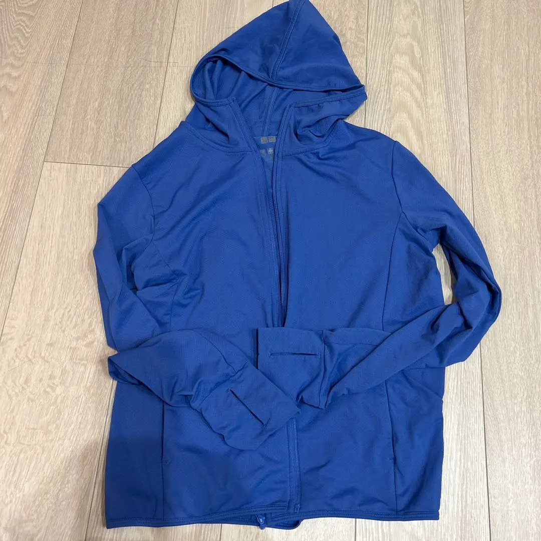 Thumbnail of UNIQLO AIRism Blue Parka, Size M