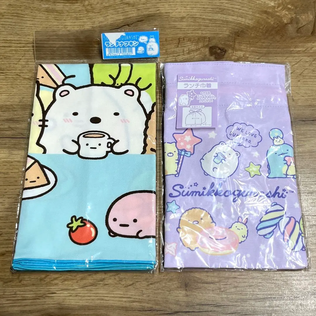 角落生物 午餐餐巾 午餐束口袋 的縮圖
