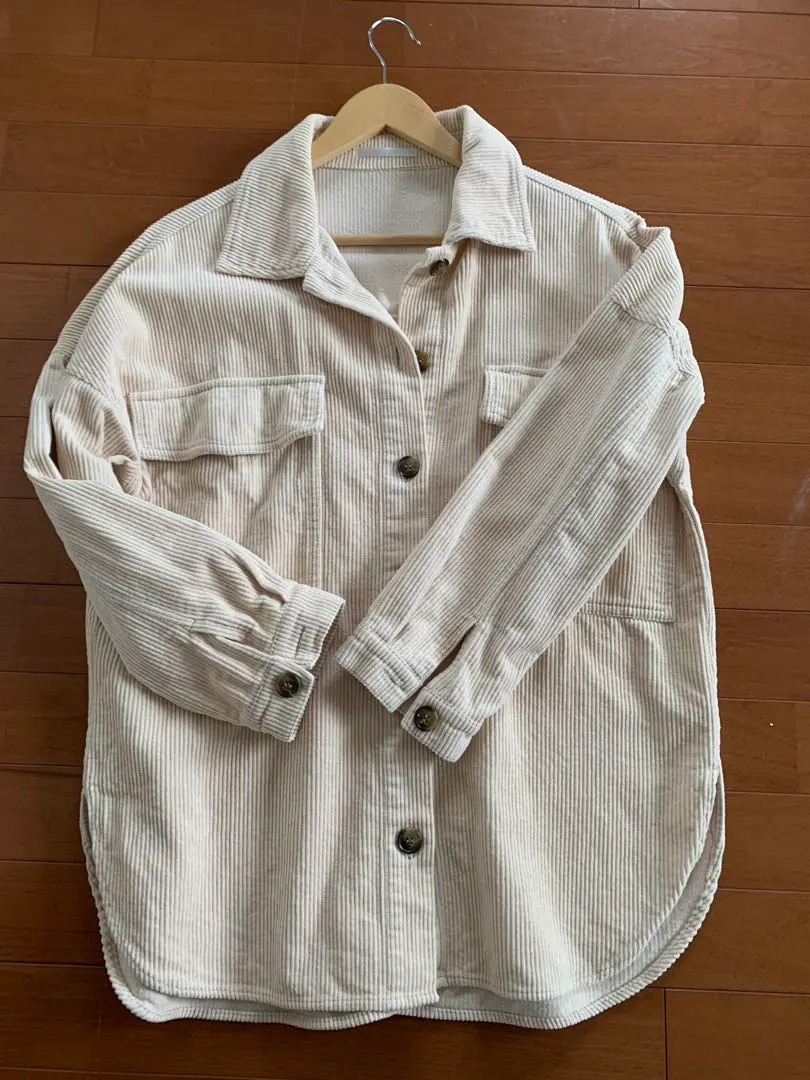 Thumbnail of Retro Girl - Women's Corduroy Shirt Jacket
