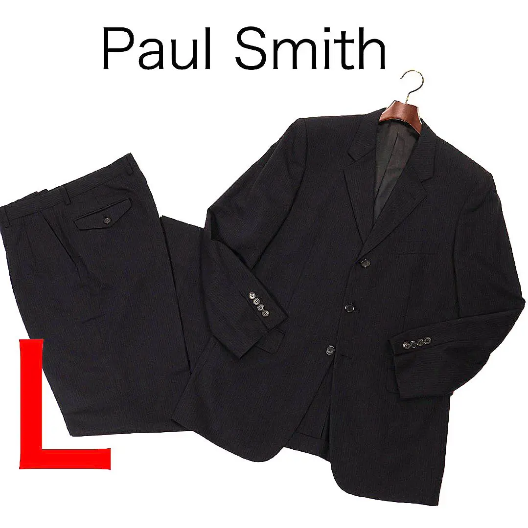 美品 Paul smith x REDA ポールスミス x レダ 総裏 Lスーツ メンズ