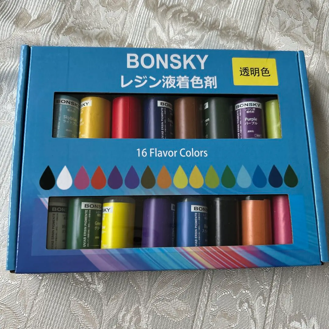 Thumbnail of Bonsky Resin Colorant, Resin Liquid, Epoxy Resin Colorant, Transparent Colors - 16 Colors