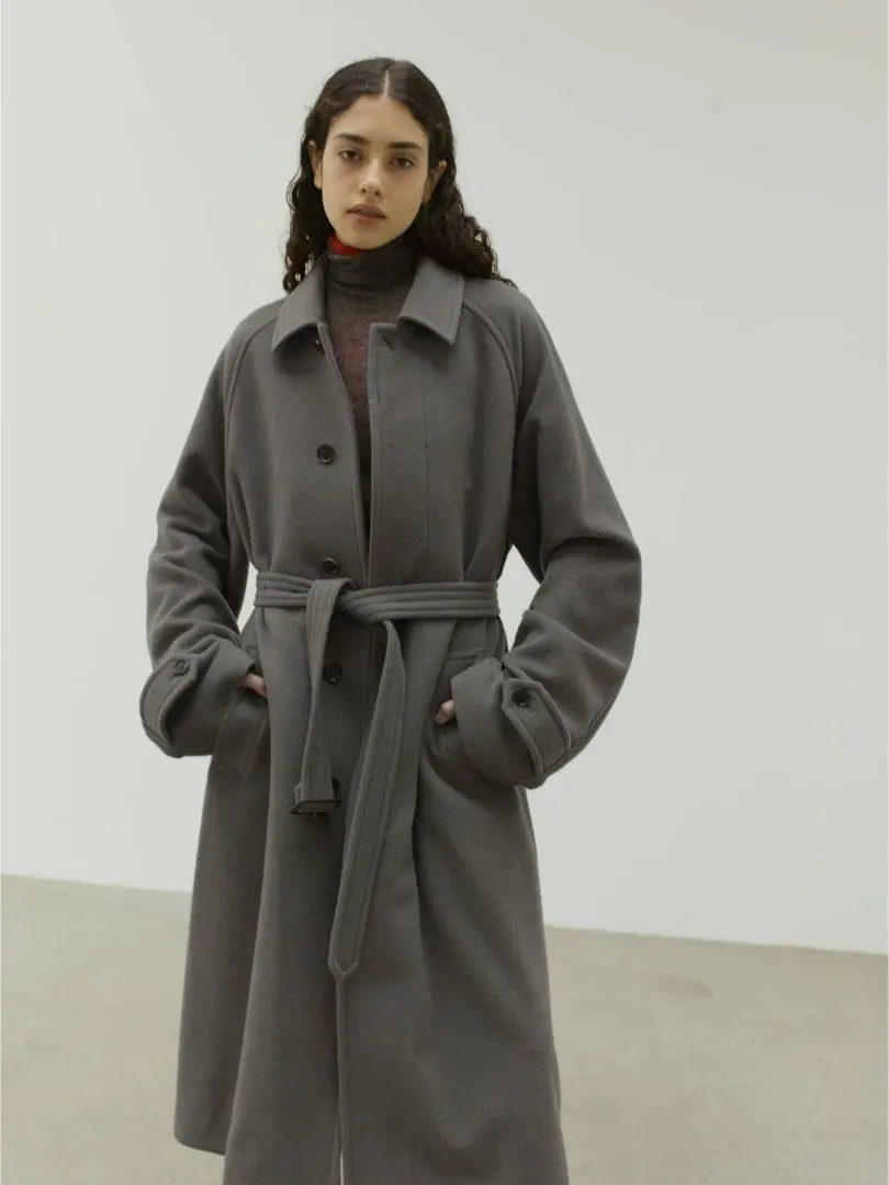 Thumbnail of 22AW AURALEE Cashmere Wool Mosser Coat 0